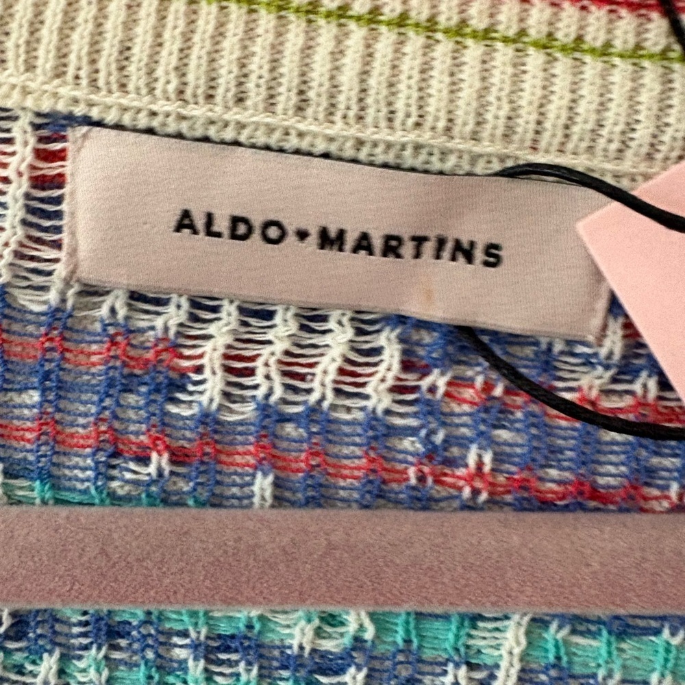 Aldo Martins Kyoto Reversible Cardigan Ivory Multi - Picture 10 of 13